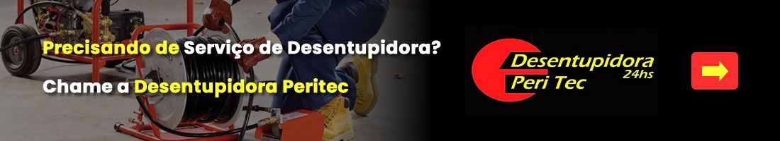 Precisando de serviço de desentupimento? Chame a Desentupidora Peritec